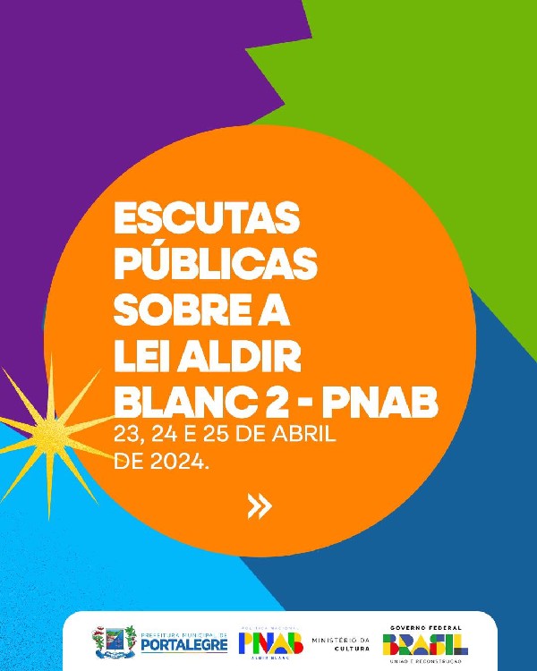 ESCUTAS PÚBLICAS - LEI ALDIR BLANC 2