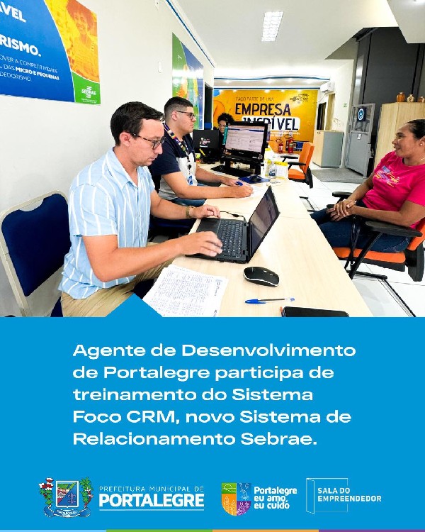 TREINAMENTO DO SISTEMA FOCO CRM - SEBRAE